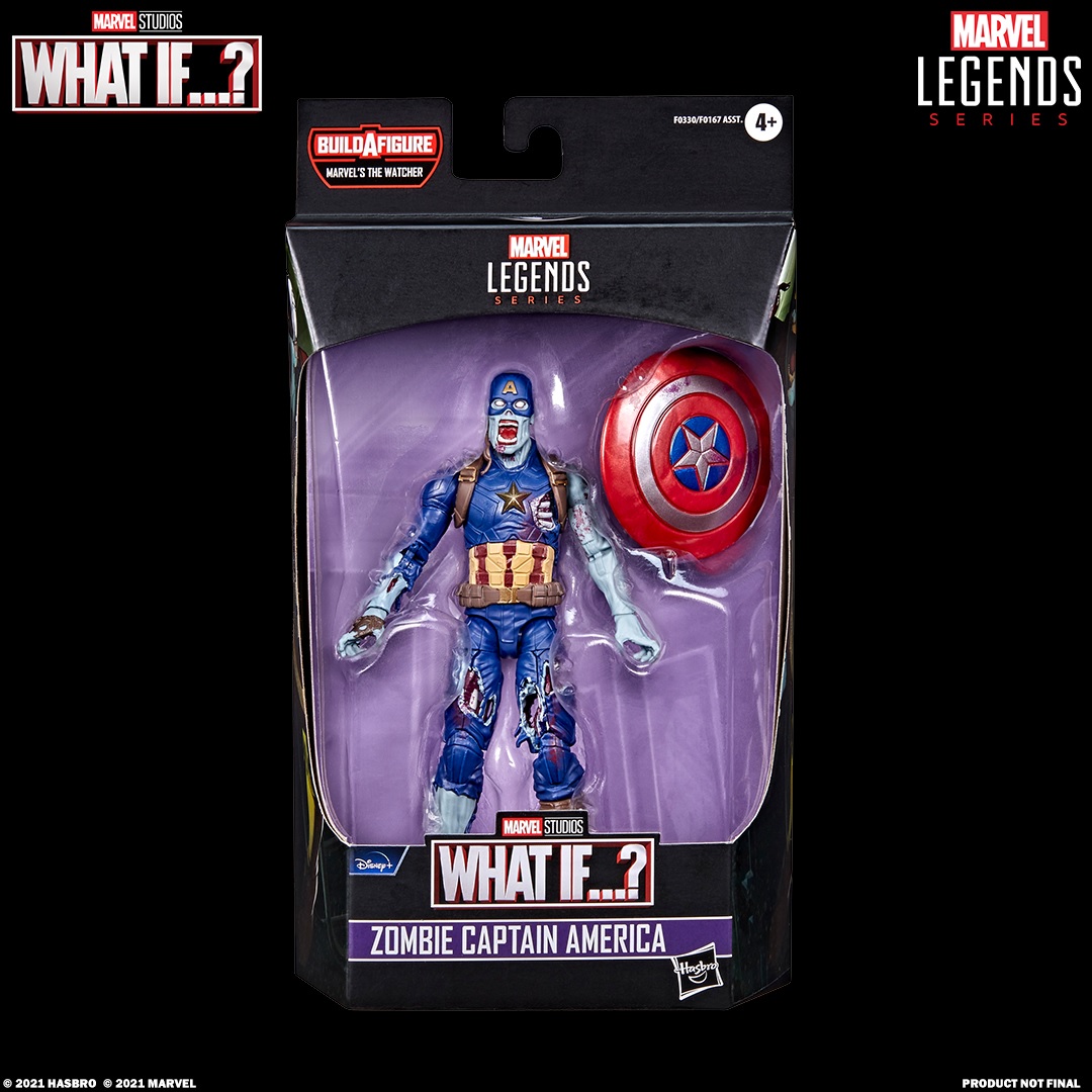 Hasbro Marvel Legends Zombie Captain America Figure